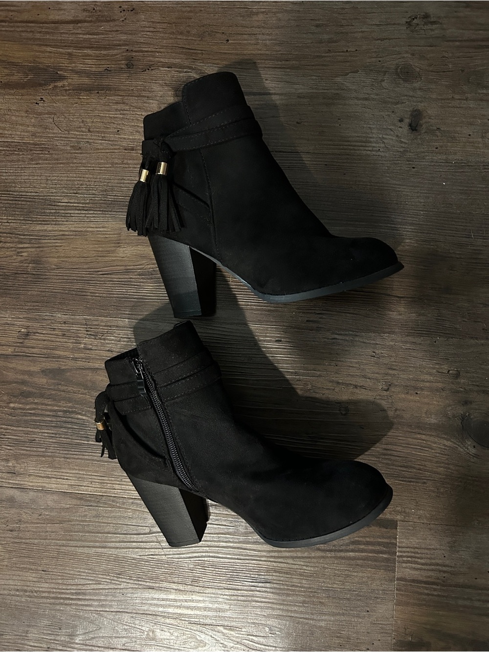 Suede Ankle Booties